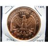 Image 1 : Copper Round .999 Eagle