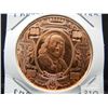 Image 1 : Copper Round .999 Benjamin Franklin