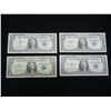 Image 1 : (4) 1957 B One Dollar Silver Certificates