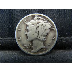 1941 Mercury Dime
