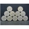 Image 1 : Lot of (11) Jefferson Nickels, 50's