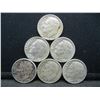 Image 1 : (6) Roosevelt Dimes, 60's  Some Mint Marks