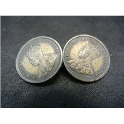 (2) 1913 Canada Nickels