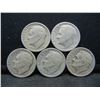 Image 1 : (5) Roosevelt Dimes, 40's Some Mint Marks
