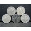 Image 2 : (5) Roosevelt Dimes, 60's, Some Mint Marks
