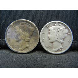 1923, 41 Mercury Dimes
