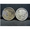 Image 1 : 1923, 41 Mercury Dimes