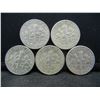 Image 2 : (5) Roosevelt Dimes, 60's, Some Mint Marks
