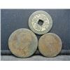 Image 1 : (3) Unreadable Foreign Coins