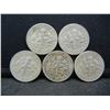 Image 2 : (5) Roosevelt Dimes, 60's, Some Mint Marks