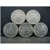 Image 2 : (4) 1971, (1) 1976 Kennedy Half Dollars, Some Mint Marks