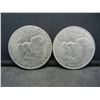 Image 2 : (2) 1972 Ike Dollars