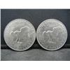 Image 2 : (2) 1972 Ike Dollars