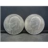 Image 1 : (2) 1971 Ike Dollars
