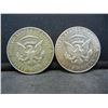 Image 2 : (2) 1966 Kennedy Half Dollars