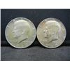 Image 1 : (2) 1967 Kennedy Half Dollars