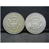 Image 2 : (2) 1968 Kennedy Half Dollars
