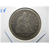 Image 1 : 1855 Seated 25c.  XF+.  Nice.