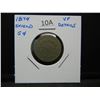 Image 3 : 1874 Shield 5c.  VF Details.