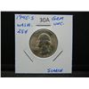 Image 3 : 1945-S Washington 25c.  Gem UNC.  Scarce.