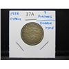 Image 3 : 1938 Cyprus 9 Piastres.  Scarce Type.