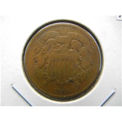 1866 2c.  Fine.
