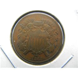 1868 2c.  VF.