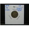 Image 3 : 1874 3c Nickel.  VF.  Scarce Date.