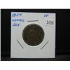 Image 3 : 1854 Seated 25c.  XF.