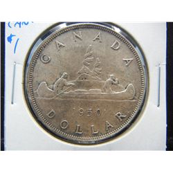 1950 Canada $1.  AU.