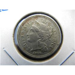 1866 3c Nickel.  VF.