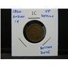 Image 3 : 1860  Indian 1c.  VF Details.  Better Date.
