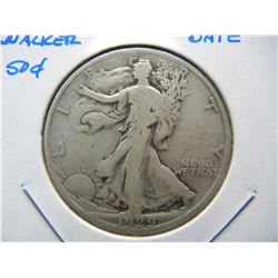 1929-S Walker 50c.  Scarce Date.
