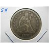 Image 1 : 1876 Seated 25c.  XF.  Nice.