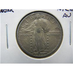 1925 Standing Liberty 25c.  Nice AU.