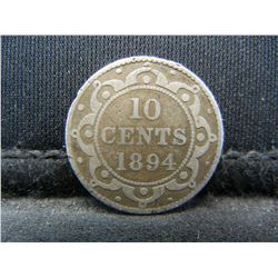 1894 Newfoundland 10c.  Rare.