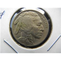 1924 Buffalo 5c.  AU/UNC.  Scarce.