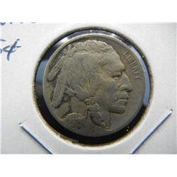 1915-D Buffalo 5c.  F/VF.  Scarce Date.