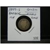 Image 3 : 1899-S Barber 10c.  Good+.  Scarce Date.