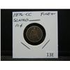 Image 3 : 1876-CC Seated 10c.  Fine+.