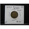 Image 3 : 1857 Flying Eagle 1c.  Fine.
