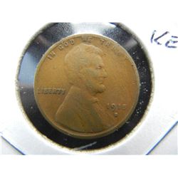 1915-S Lincoln 1c.  Fine.  Semi-Key.