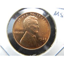1935 Lincoln 1c.  Gem UNC.  MS-65.