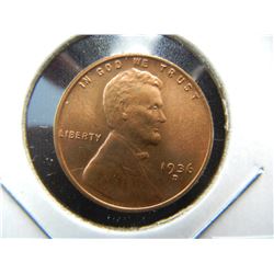 1936-D Lincoln 1c.  Gem UNC.