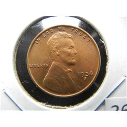 1936-S Lincoln 1c.  Choice UNC.