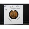 Image 3 : 1937 Lincoln 1c.  Gem UNC.