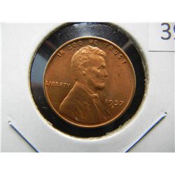 1937-S Lincoln 1c.  Choice UNC.