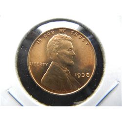1938 Lincoln 1c.  Gem UNC.