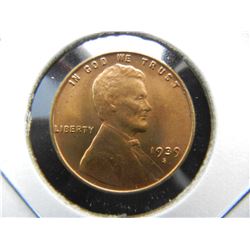 1939-S Lincoln 1c.  Choice UNC.