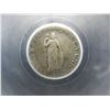 Image 3 : 1850-MB Peru 1/2 Real.  SEGS VF-20 Details.
